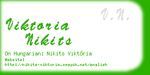 viktoria nikits business card